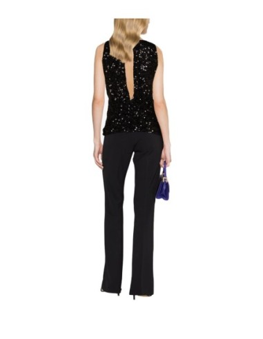 Pinko pantalon femme noir monochrome | ChoixMode