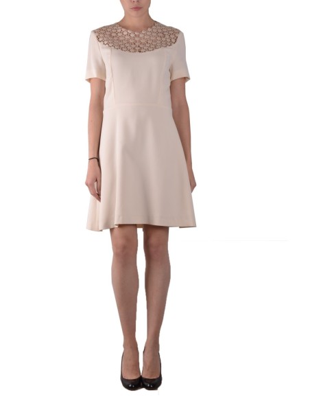 Pinko robe femme blanche col rond | ChoixMode