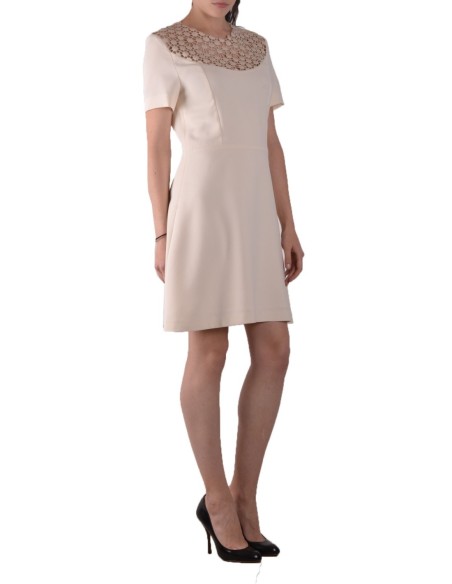 Pinko robe femme blanche col rond | ChoixMode