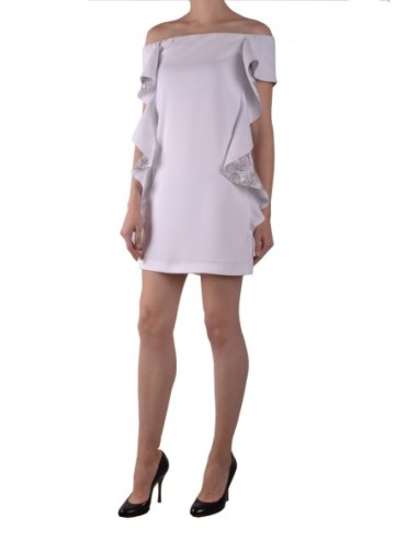 Pinko robe femme blanche col bateau | ChoixMode