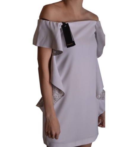 Pinko robe femme blanche col bateau | ChoixMode