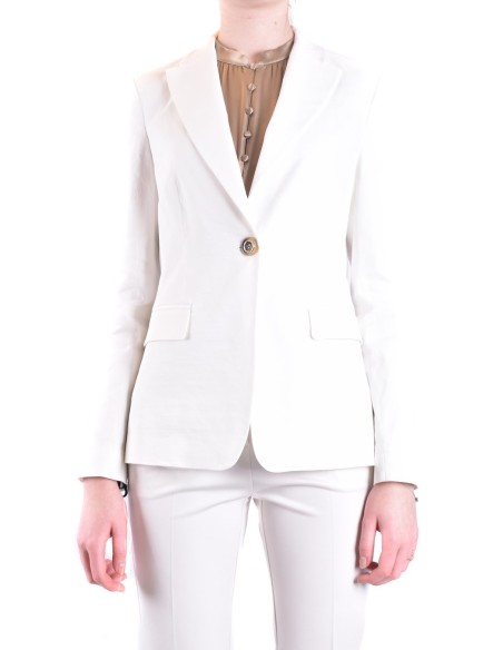 Pinko veste femme blanche lin mélangé | ChoixMode