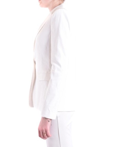 Pinko veste femme blanche lin mélangé | ChoixMode