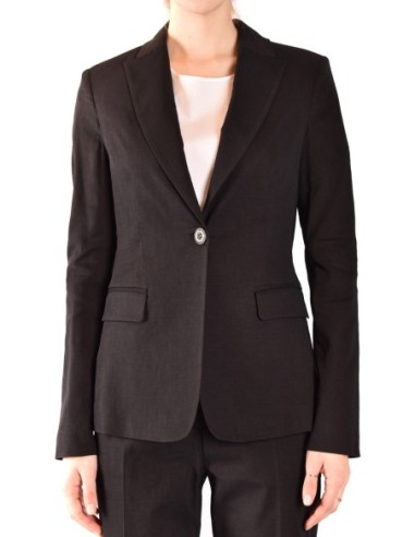 Pinko veste femme noire lin mélangé | ChoixMode