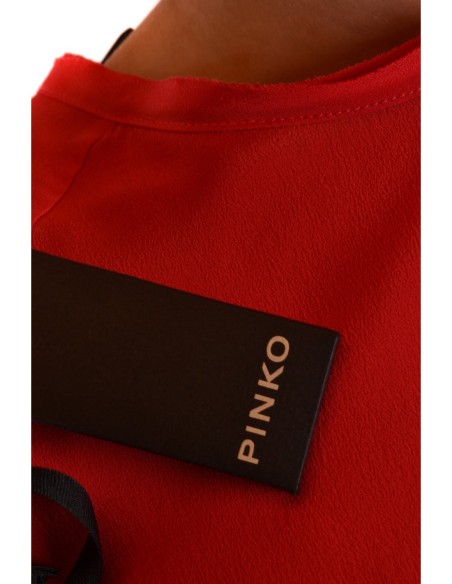 Pinko blouse femme rouge manches courtes | ChoixMode