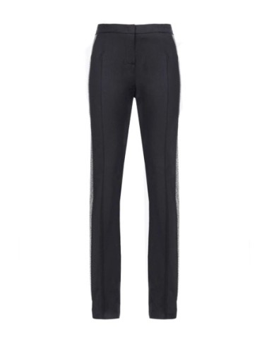 Pinko pantalon femme noir laine viscose | ChoixMode