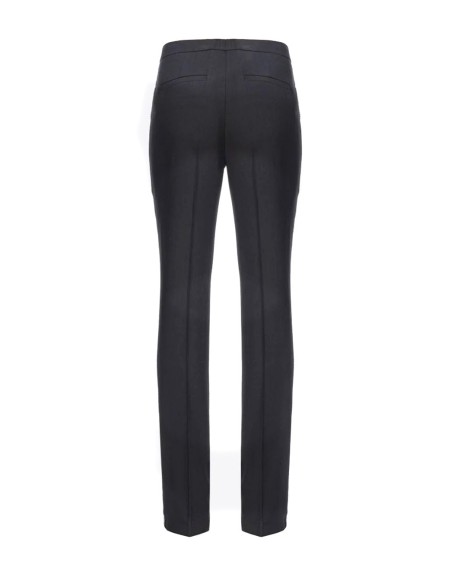 Pinko pantalon femme noir laine viscose | ChoixMode