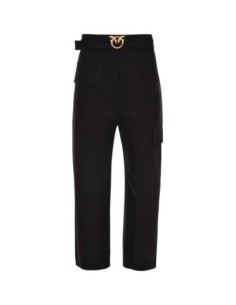 Pinko pantalon femme noir multi-poches | ChoixMode