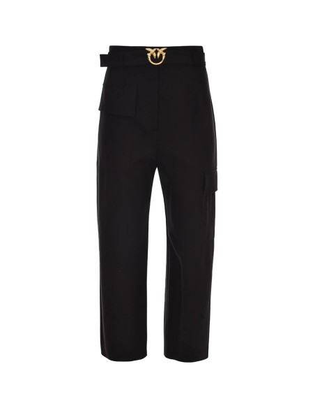 Pinko pantalon femme noir multi-poches | ChoixMode