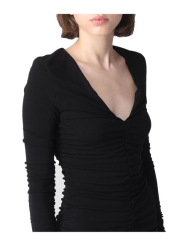Pinko robe femme noire manches longues | ChoixMode