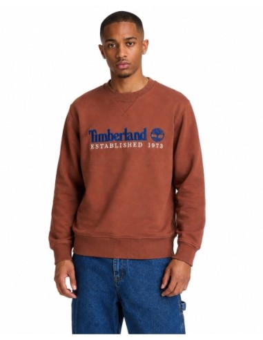 Timberland sweat homme marron imprimé | ChoixMode