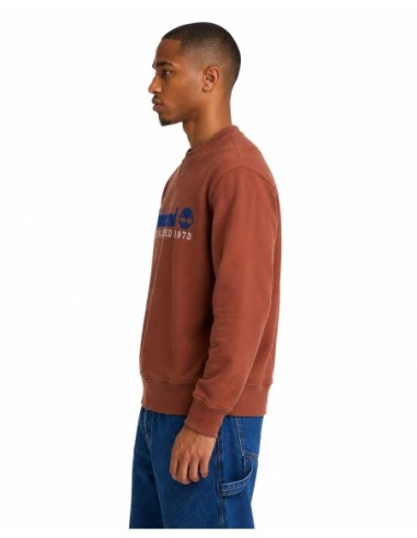 Timberland sweat homme marron imprimé | ChoixMode