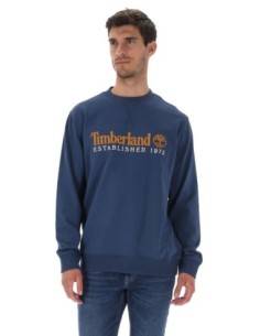 Timberland sweat homme bleu imprimé confortable | ChoixMode