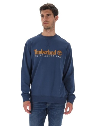 Timberland sweat homme bleu imprimé confortable | ChoixMode