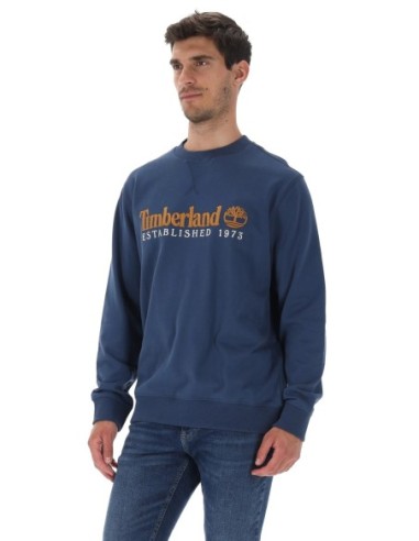 Timberland sweat homme bleu imprimé confortable | ChoixMode
