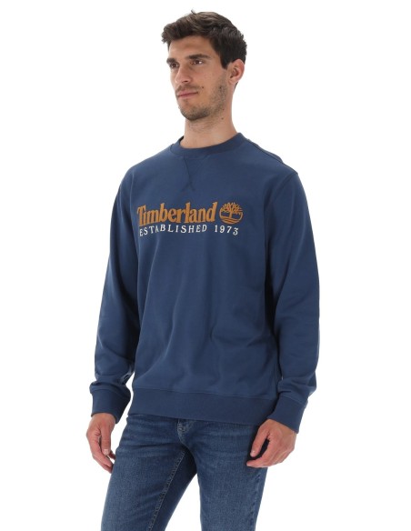 Timberland sweat homme bleu imprimé confortable | ChoixMode