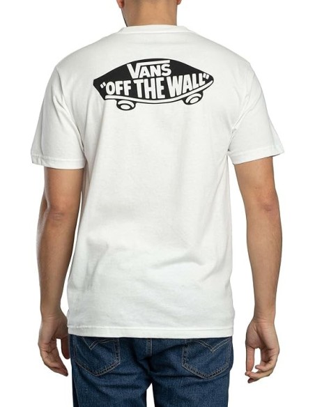 Vans t-shirt homme blanc imprimé coton | ChoixMode