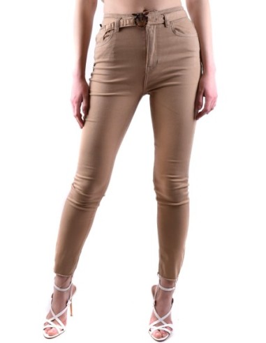 Pinko pantalon femme beige poches pratiques | ChoixMode