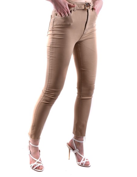 Pinko pantalon femme beige poches pratiques | ChoixMode