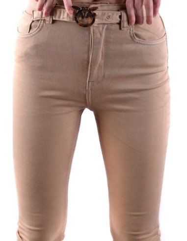Pinko pantalon femme beige poches pratiques | ChoixMode
