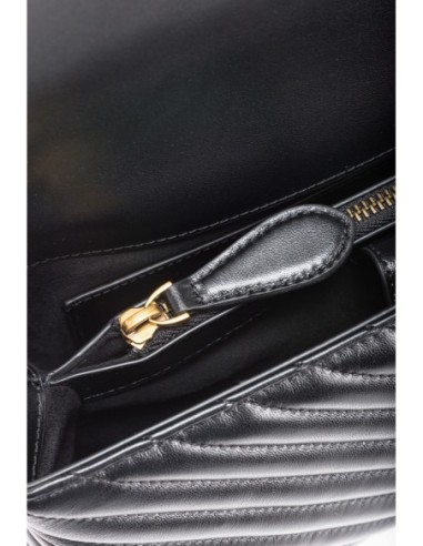 Pinko sac femme cuir noir fermeture magnétique | ChoixMode