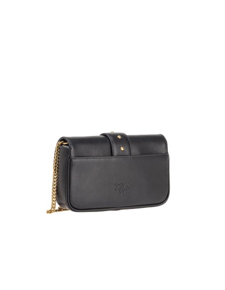 Pinko sac bandoulière cuir noir femme | ChoixMode