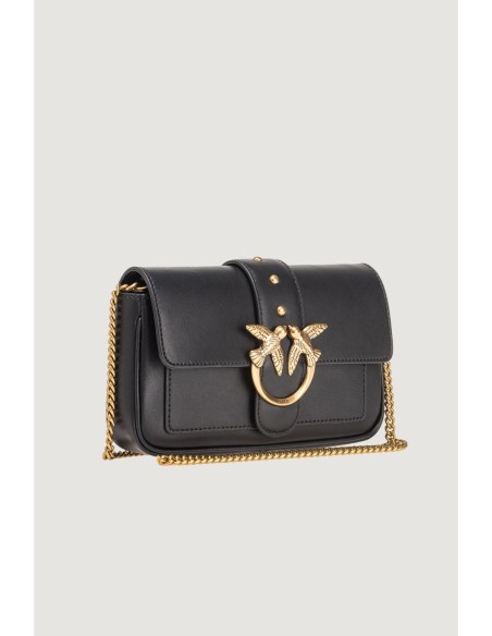 Pinko sac bandoulière cuir noir femme | ChoixMode