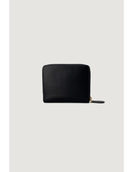 Pinko portefeuille femme noir cuir compact | ChoixMode