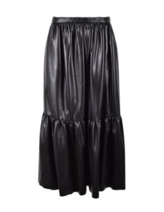 Pinko jupe femme noire fluide viscose | ChoixMode