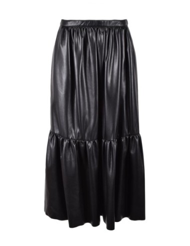 Pinko jupe femme noire fluide viscose | ChoixMode