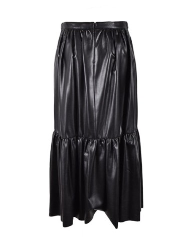 Pinko jupe femme noire fluide viscose | ChoixMode
