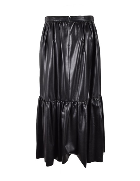 Pinko jupe femme noire fluide viscose | ChoixMode