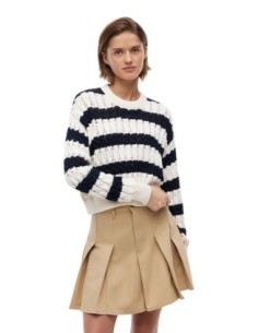 Tommy Hilfiger Jeans pull femme bleu coton | Choixmode