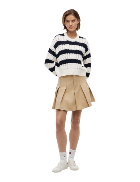 Tommy Hilfiger Jeans pull femme bleu coton | Choixmode