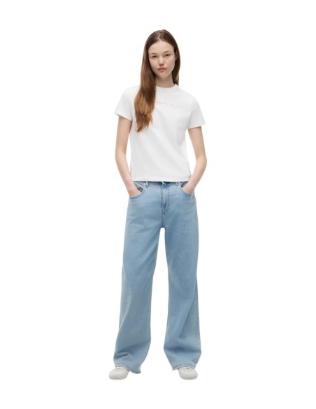 Tommy Hilfiger Jeans t-shirt femme blanc | Choixmode