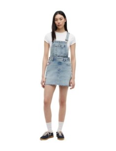 Tommy Hilfiger Jeans jupe femme bleue stretch | Choixmode