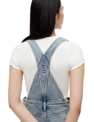 Tommy Hilfiger Jeans jupe femme bleue stretch | Choixmode