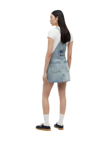 Tommy Hilfiger Jeans jupe femme bleue stretch | Choixmode