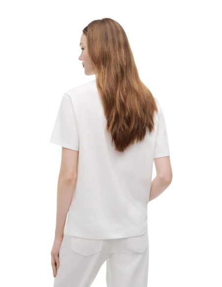 Tommy Hilfiger Jeans t-shirt femme blanc coton | Choixmode