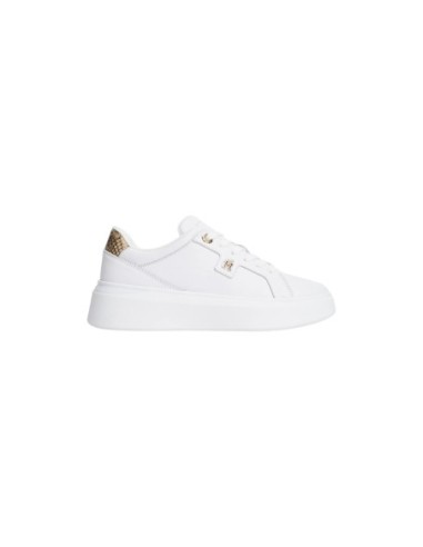 Tommy Hilfiger baskets femme blanches cuir | Choixmode