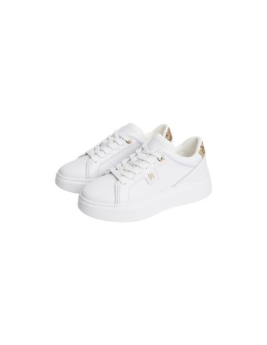 Tommy Hilfiger baskets femme blanches cuir | Choixmode