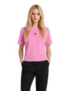 Tommy Hilfiger Jeans t-shirt femme fuchsia | Choixmode