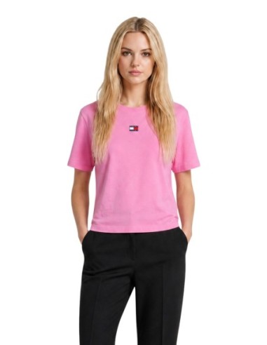 Tommy Hilfiger Jeans t-shirt femme fuchsia | Choixmode