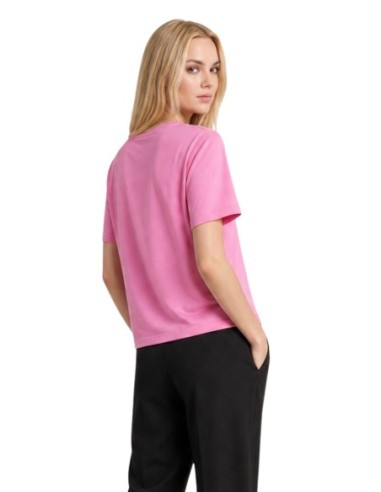 Tommy Hilfiger Jeans t-shirt femme fuchsia | Choixmode