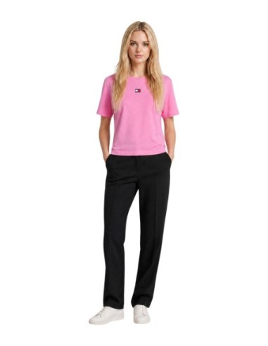 Tommy Hilfiger Jeans t-shirt femme fuchsia | Choixmode
