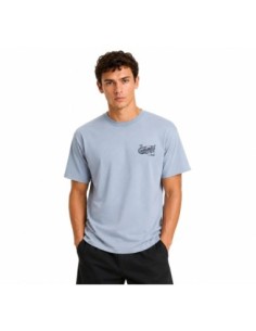 Vans t-shirt homme bleu azur imprimé | Choixmode