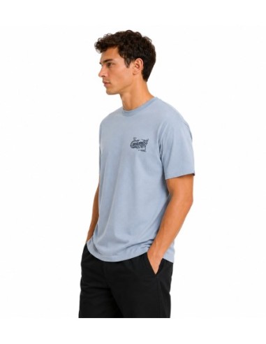 Vans t-shirt homme bleu azur imprimé | Choixmode