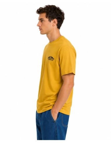 Vans T-shirt homme jaune imprimé coton | Choixmode