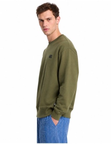 Vans sweat homme vert imprimé coton | Choixmode