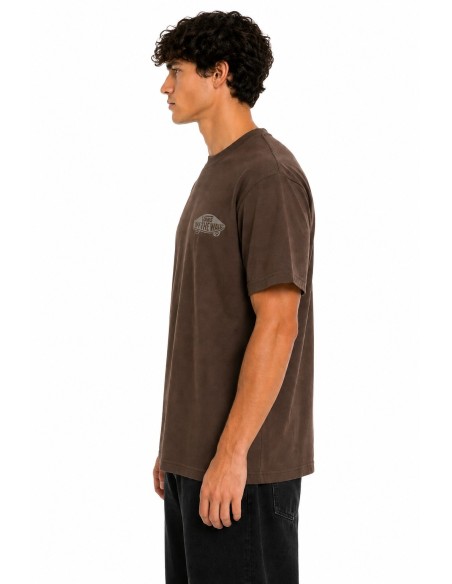 Vans T-shirt homme marron imprimé coton | Choixmode